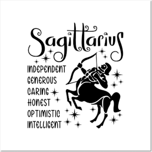 Zodiac Signs Sagittarius Posters and Art